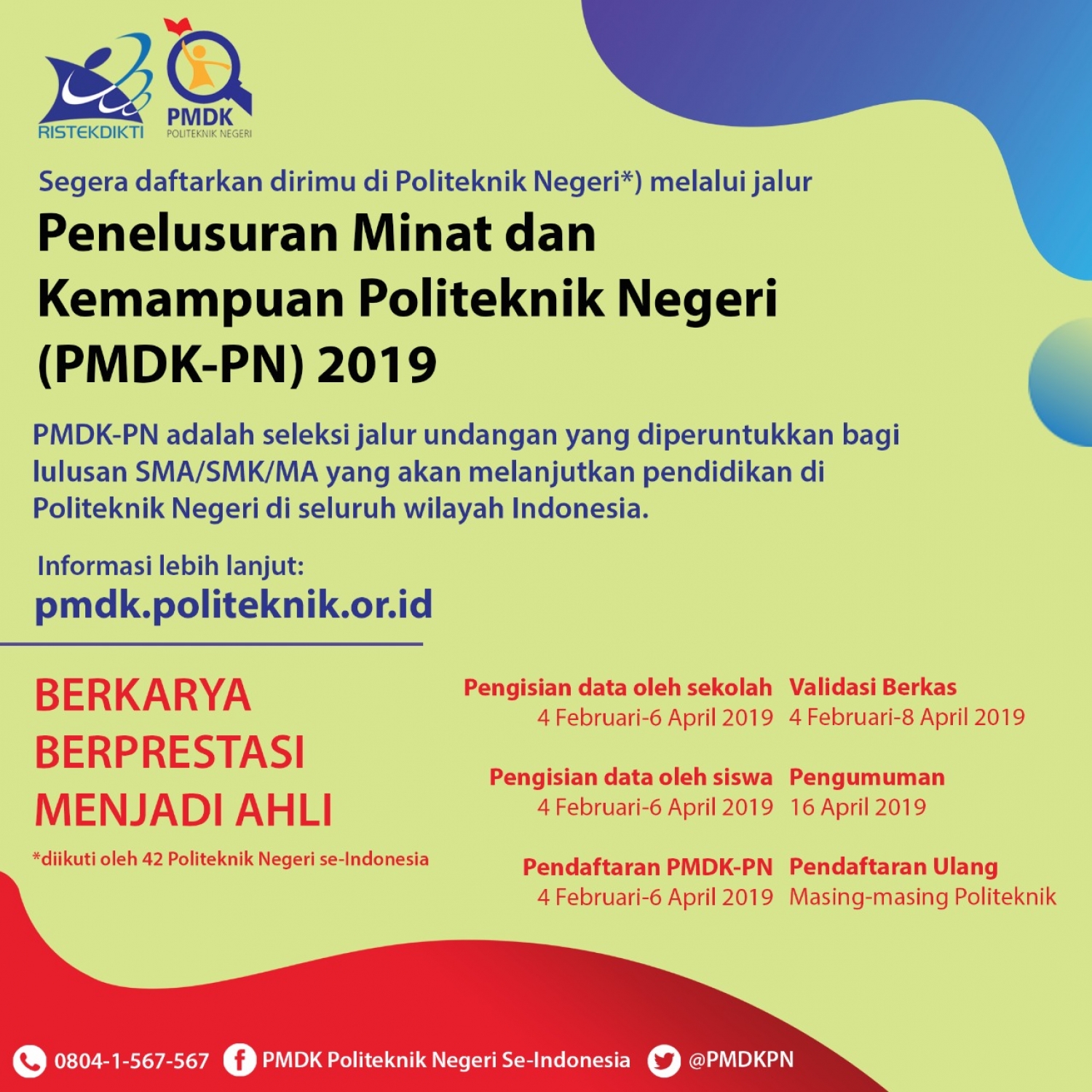 Masuk PTN 2019 Tak Hanya Lewat SNMPTN &amp; SBMPTN, Politeknik Punya PMDK-PN dan UMPN Serentak Se-Indonesia