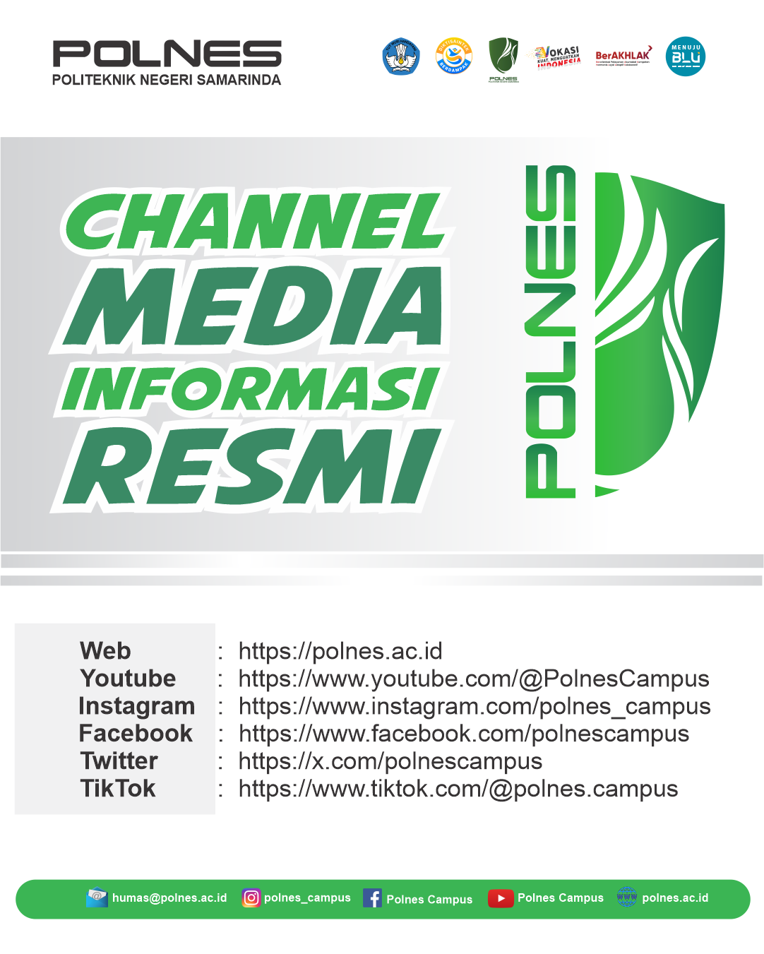 Channel Informasi resmi Politeknik