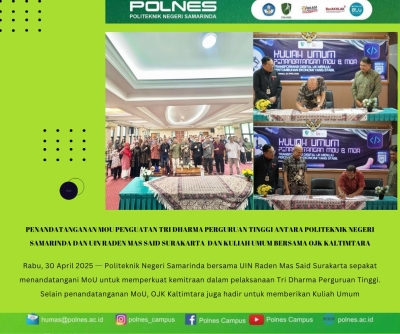 Penandatangan MoU &amp; MoA dan Kuliah Umum bersama UIN Raden Mas Said Surakarta dan OJK Kaltimtara