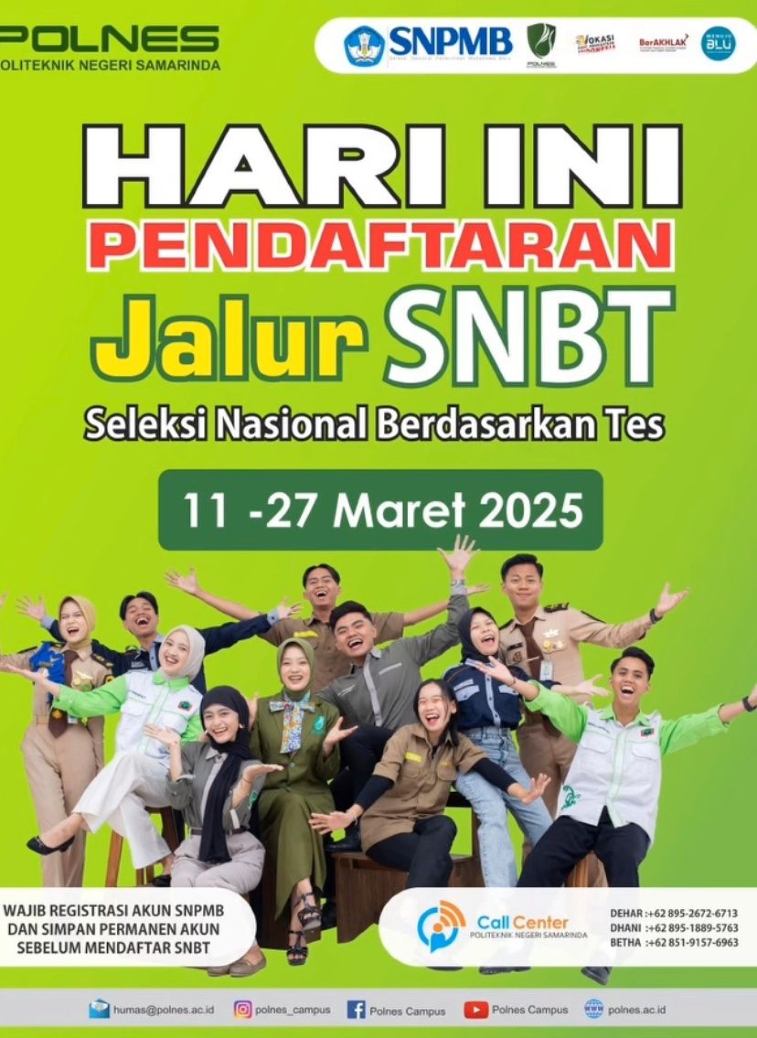 HARI INI MULAI PENDAFTARAN SNBT 2025!