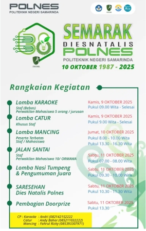 Semarak Dies Natalis POLNES ke-38 Tahun 2025