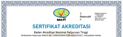 Status Akreditasi Institusi dan Program Studi Politeknik Negeri Samarinda
