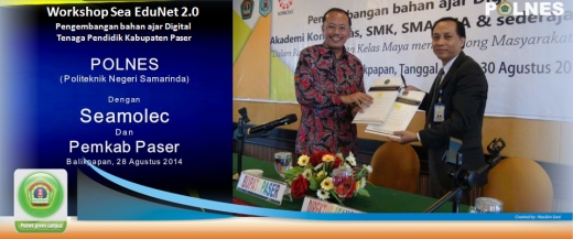 Workshop Sea EduNet 2.0 Pengembangan bahan ajar Digital Tenaga Pendidik Kabupaten Paser