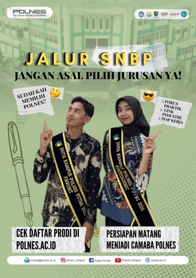 Pendaftaran SNPMB sudah dibuka! Cek website dan sosial media POLNES untuk lebih lengkapnya