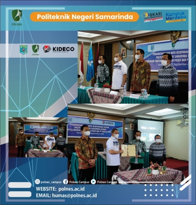 Penandatanganan Nota Kesepahaman antara Politeknik Negeri Samarinda Dengan  Pemerintah Daerah Kabupaten Paser dan PT Kideco Jaya Agung