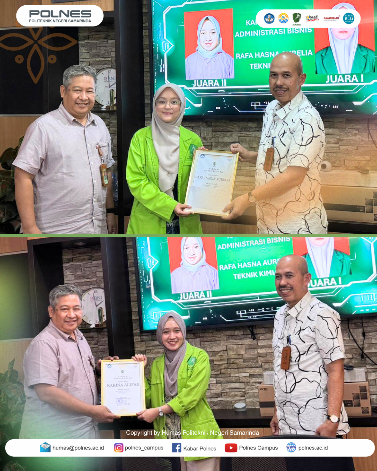 Mahasiswa Berprestasi! Final Pilmapres Politeknik Negeri Samarinda tahun 2026