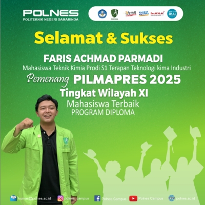 Membanggakan! Mahasiswa Politeknik Negeri Samarinda Juara PILMAPRES 2025