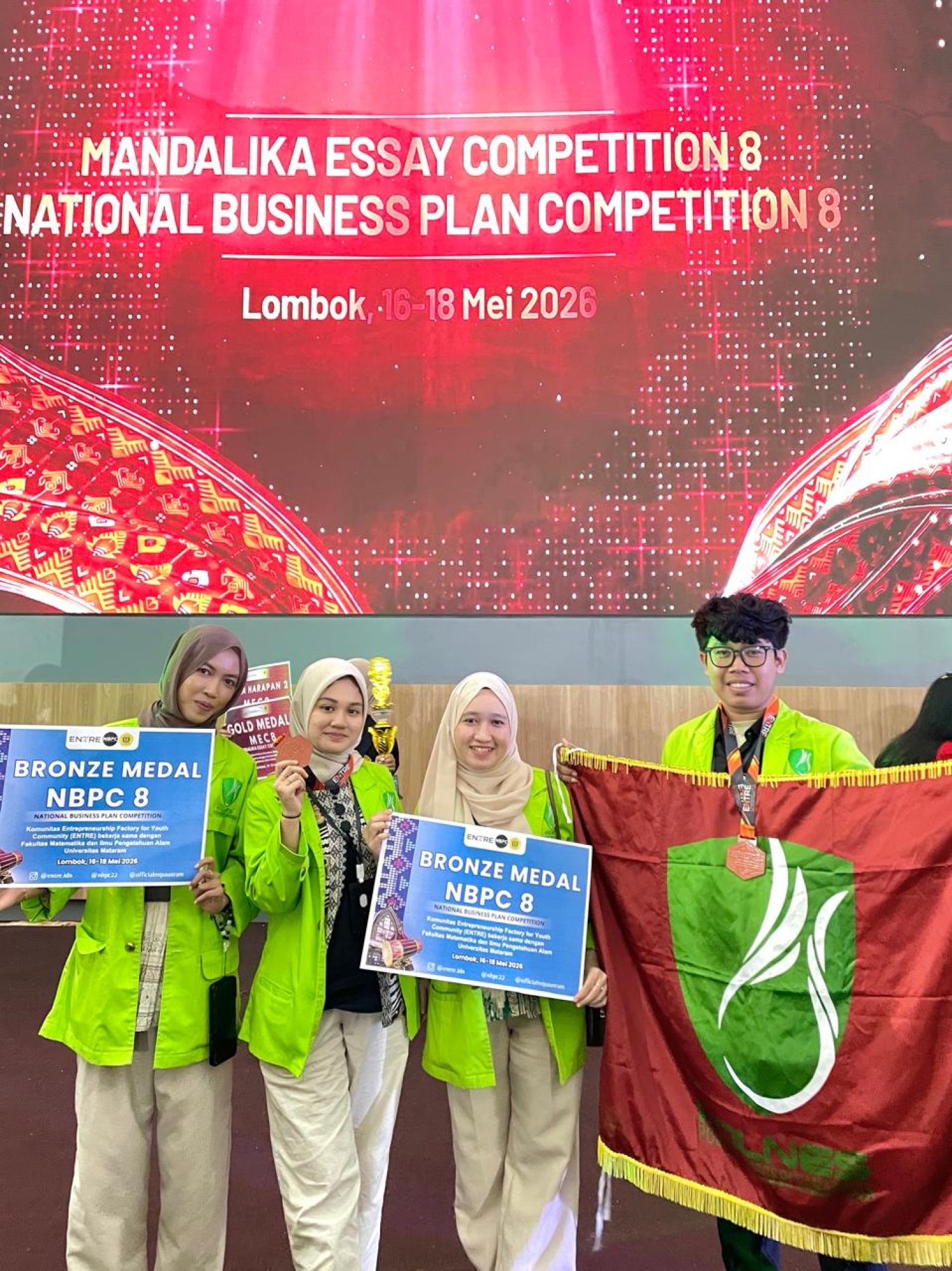Mahasiswa Berprestasi Politeknik Negeri Samarinda! Polnes berhasil menang di National Business Plan Competition (NBPC 8)