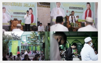 Tekankan Menjadi Muslim yang Moderat, UAS Terangkan dalam KULIAH UMUM di POLNES Bersama Struktural dan Mahasiswa
