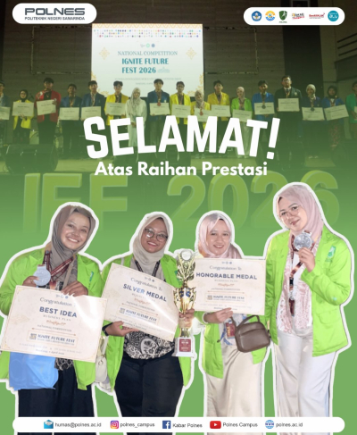 Mahasiswa Berprestasi! Mahasiswa Politeknik Negeri Samarinda (POLNES) menang dalam ajang Lomba Business Plan Nasional yang diselenggarakan oleh UIN Sunan Gunung Djati Bandung