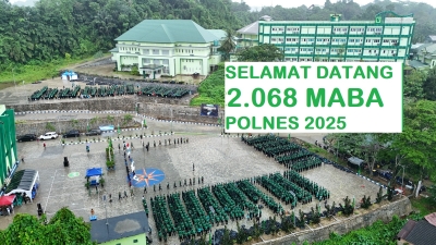 2.070 Peserta Ikuti "PERMATA" PKKMB POLNES 2025, Berikut Live Streaming "Opening Ceremony" Via One Shoot DRONE