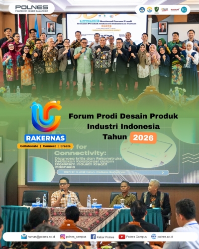Rakernas: Forum Prodi Desain Produk Industri Indonesia tahun 2026 di Politeknik Negeri Samarinda
