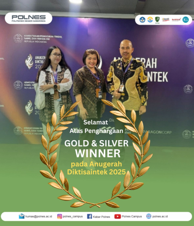 POLNES Sabet 2 Penghargaan (Gold &amp; Silver Winner) di Ajang Bergengsi Anugrah Humas Diktisaintek Tahun 2025